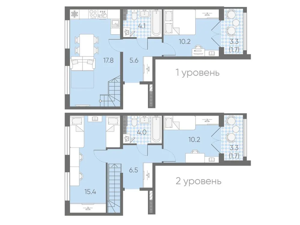 Продается 3-комнатная квартира, 77,2 м² - Фото 1