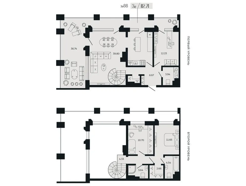 Продается 3-комнатная квартира, 112,7 м² - Фото 1