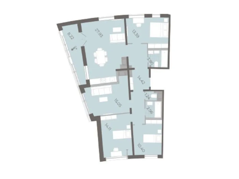 Продается 4-комнатная квартира, 108,5 м² - Фото 1