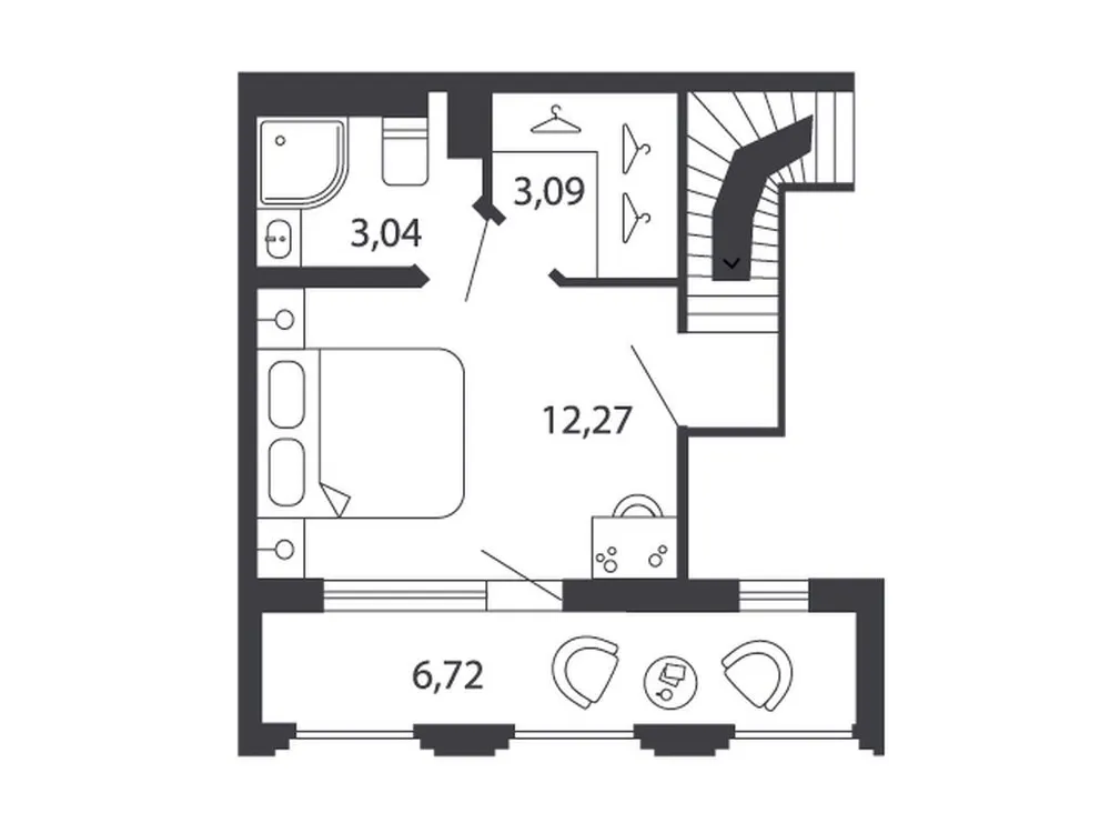 Продается 2-комнатная квартира, 65,8 м² - Фото 1