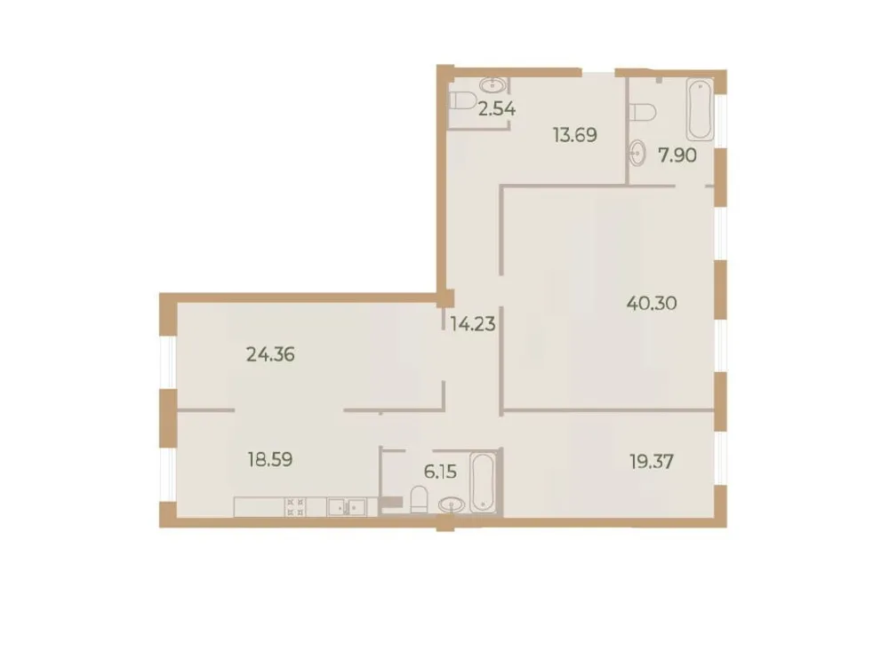 Продается 3-комнатная квартира, 147,2 м² - Фото 1