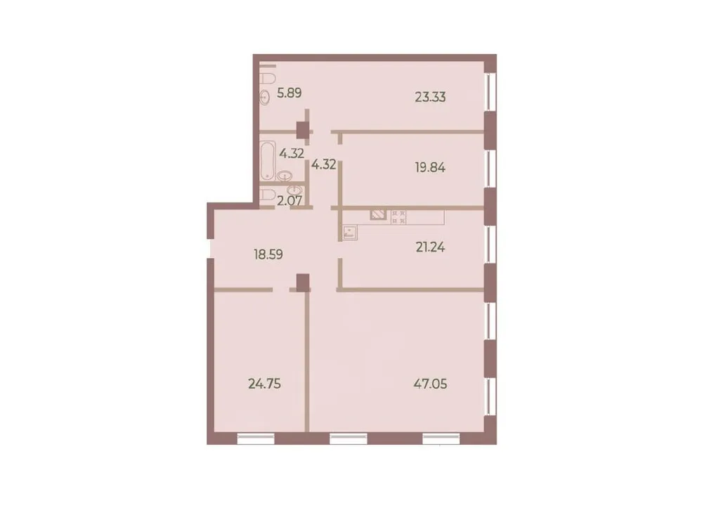 Продается 4-комнатная квартира, 171,5 м² - Фото 1