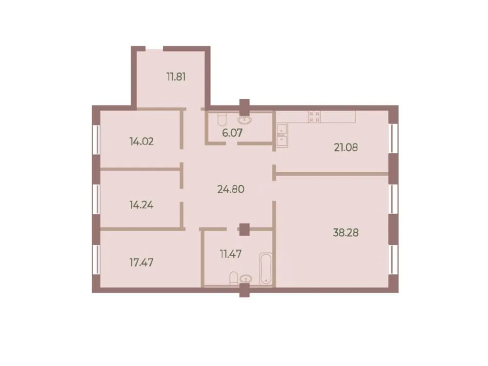 Продается 4-комнатная квартира, 159,6 м² - Фото 1