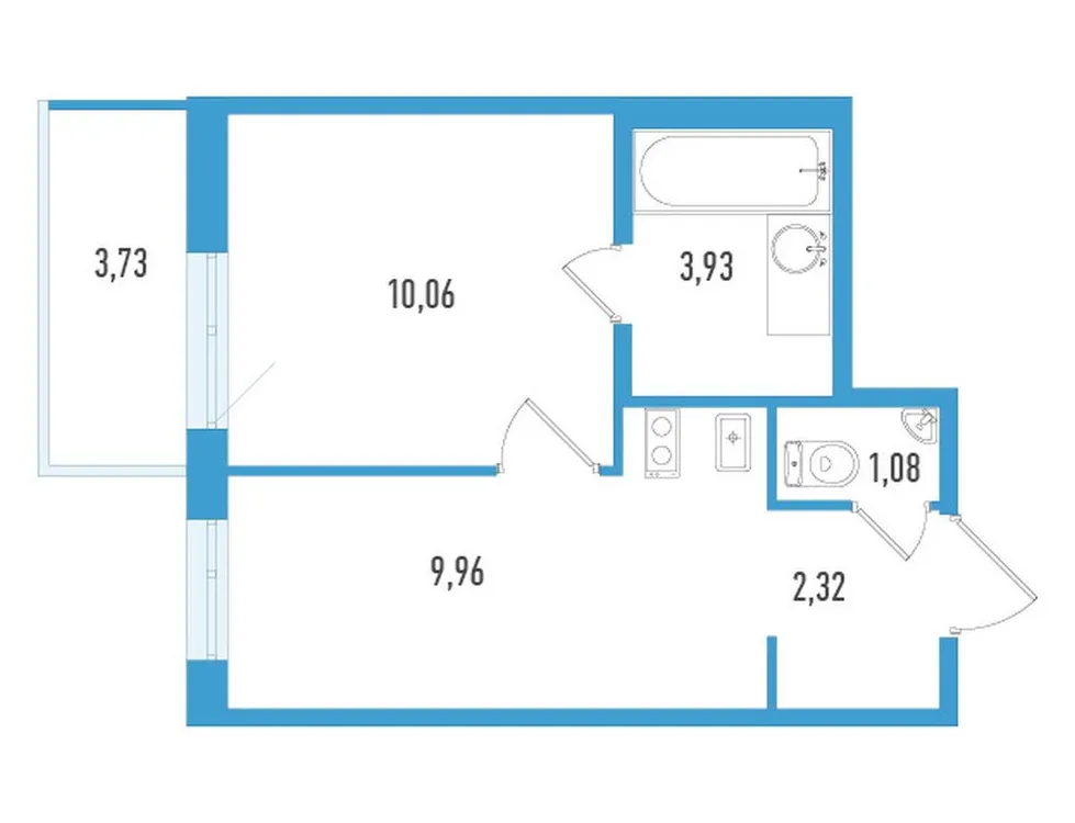 Продается 1-комнатная квартира, 28,5 м² - Фото 1