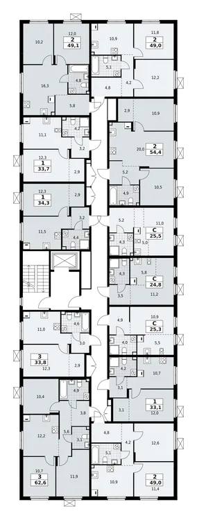Продается 1-комнатная квартира, 33,7 м² - Фото 2