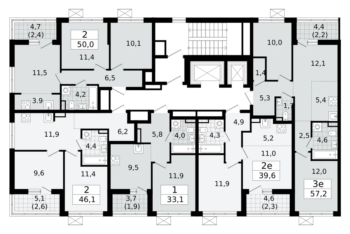 Продается 2-комнатная квартира, 39,6 м² - Фото 2