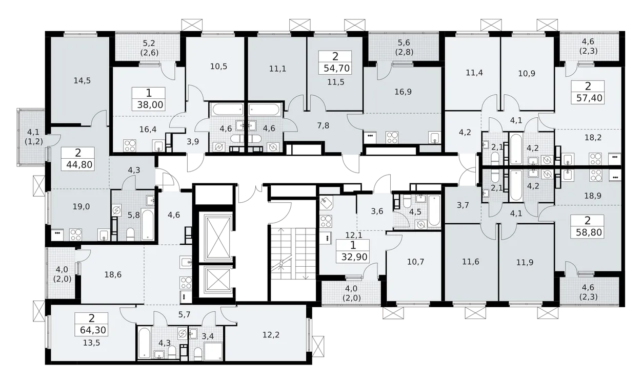 Продается 1-комнатная квартира, 38 м² - Фото 2