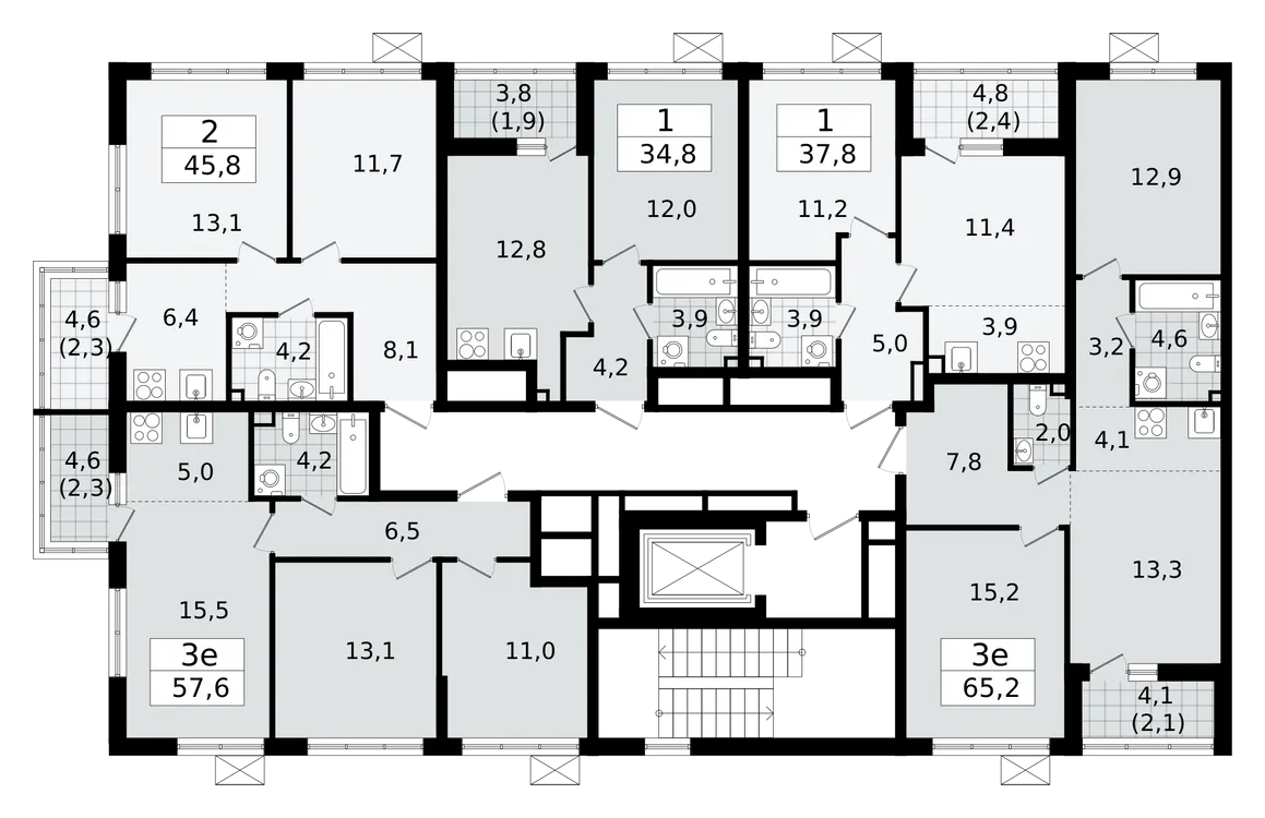 Продается 2-комнатная квартира, 44,9 м² - Фото 2