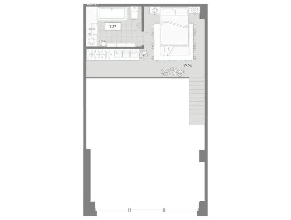 Продается 1-комнатная квартира, 99 м² - Фото 1