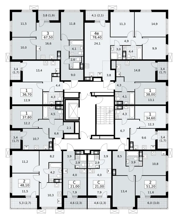 Продается 3-комнатная квартира, 79 м² - Фото 1
