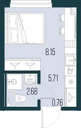 Продается студия, 17,3 м² - Фото 1