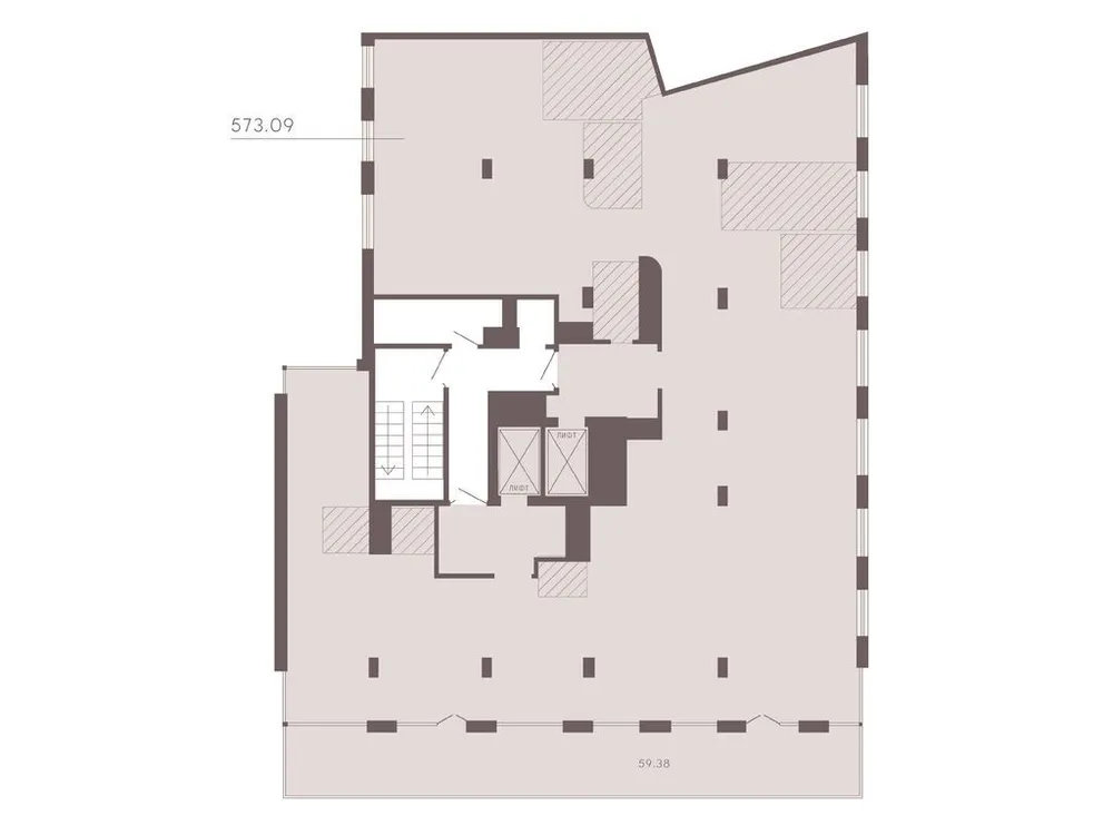 Продается 1-комнатная квартира, 573,1 м² - Фото 1