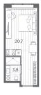 Продается студия, 24,5 м² - Фото 1
