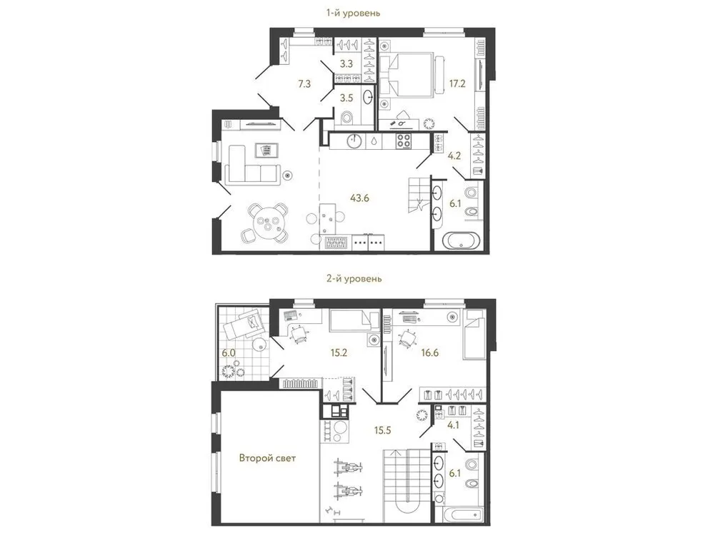 Продается 3-комнатная квартира, 142,7 м² - Фото 1
