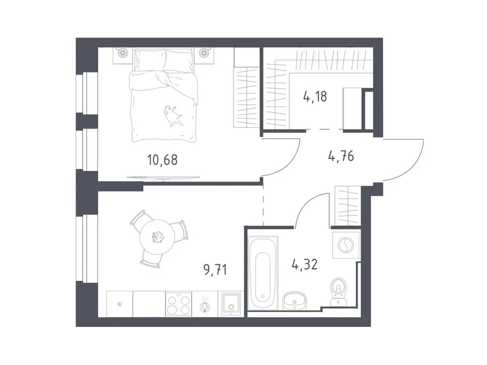 Продается студия, 21,1 м² - Фото 1